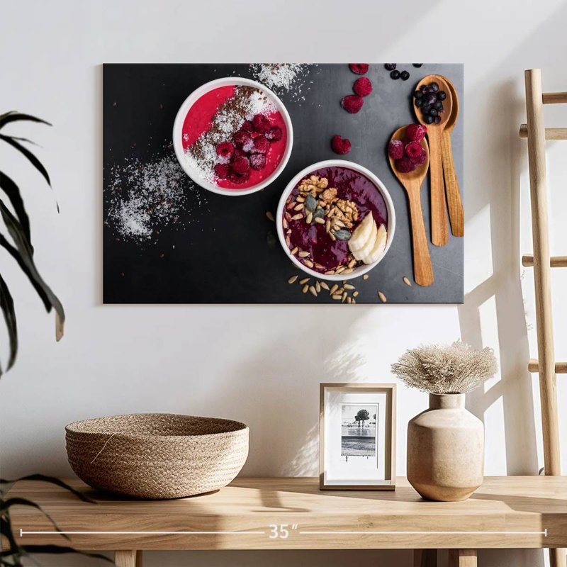 Yarlin Blueberries Smoothie, 16" H x 24" W