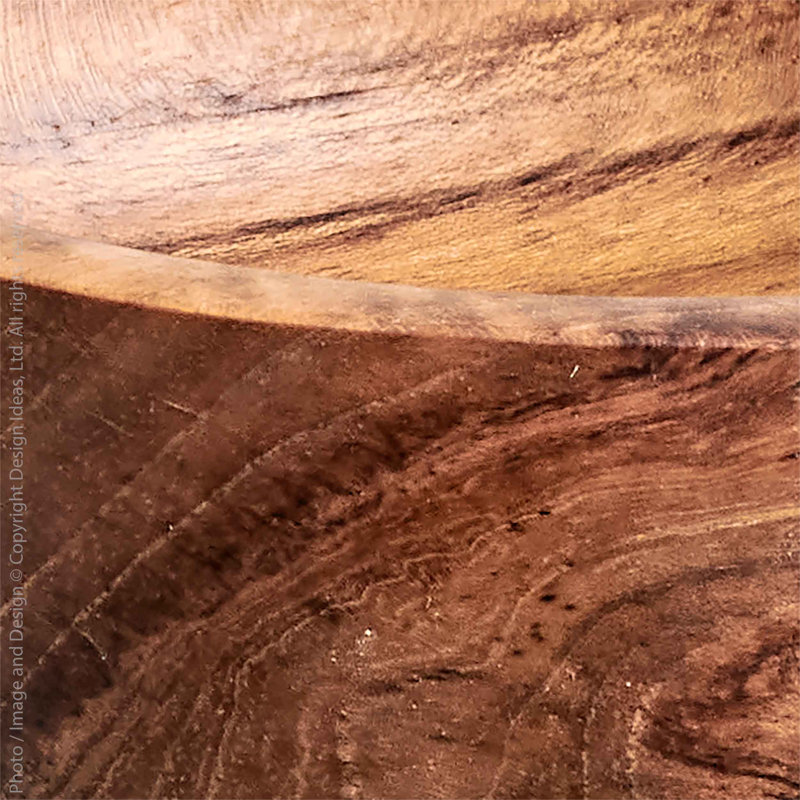 Bol à salade en bois Millwood Pines Admiranda, L 4 po