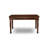 9 Piece Dining Table Set Includes a Rectangle Dining Room Table with Butterfly Leaf and 8 Linen Fabric Chairs, Mahogany