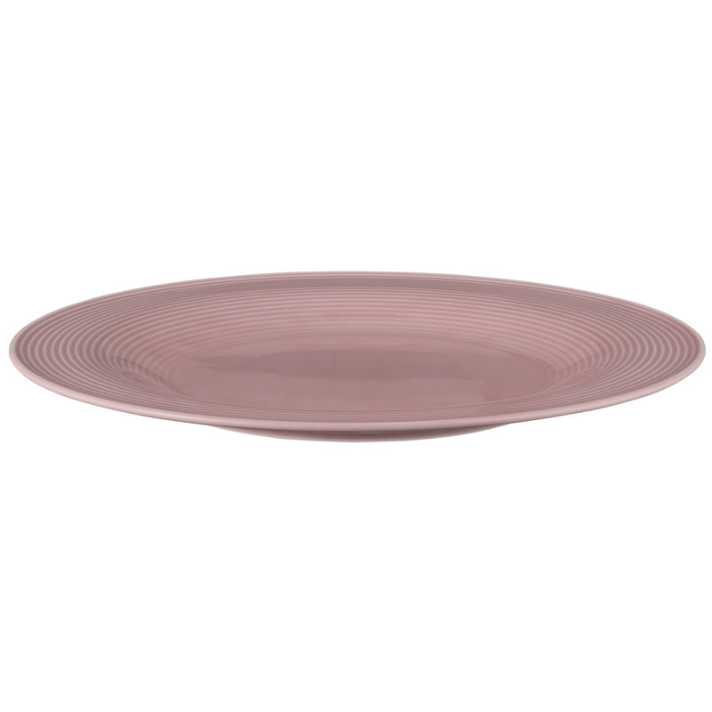 30cm Porcelain Dinner Plate, Pink