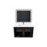 Ensemble de meuble-lavabo simple mural 36 "avec miroir Solaria