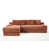 Tissu orange est en rupture de stock