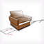 Fauteuil d'appoint simple de style moderne-1441634277