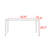 Japanese style solid wood rectangular dining table-107149659
