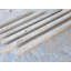 12" x 0.5" Honed Travertine Pencil Liner Tile Trim in Ivory