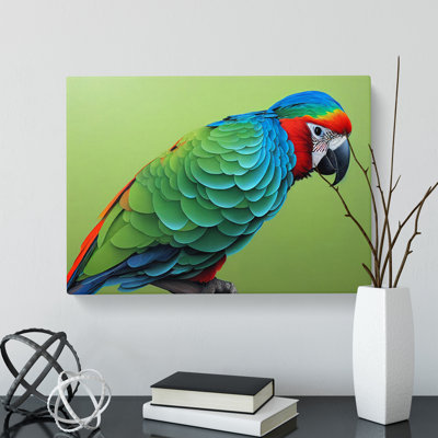 Colourful Parrot Vol.1 - Wrapped Canvas