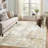 Modern Abstract Printed Area Rug Non-Slip Machine Washable Low Pile for Living Room Bedroom-2008530236-2008530177