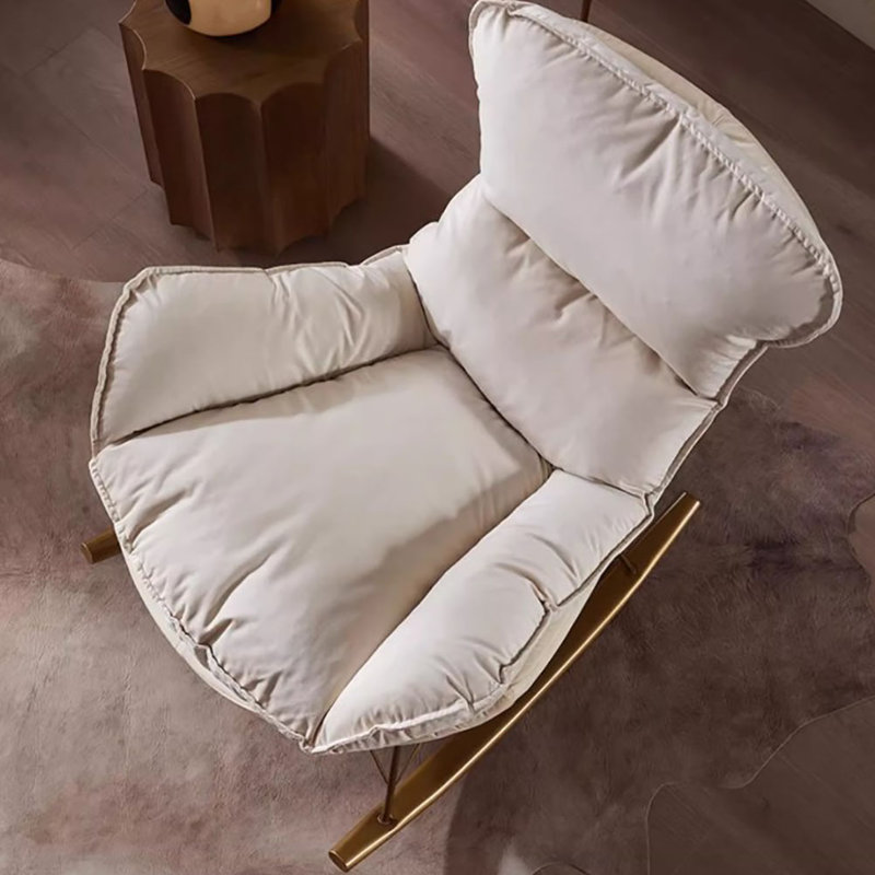 Chaise berçante moderne en escargot simple