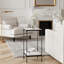 Larkin Marble & Iron Side Table-166215889