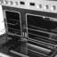 Cosmo 48 po. Lumin Collection 7,4 pi³ Cuisinière à gaz double four avec 8 brûleurs, convection, grilles en fonte, acier inoxydable