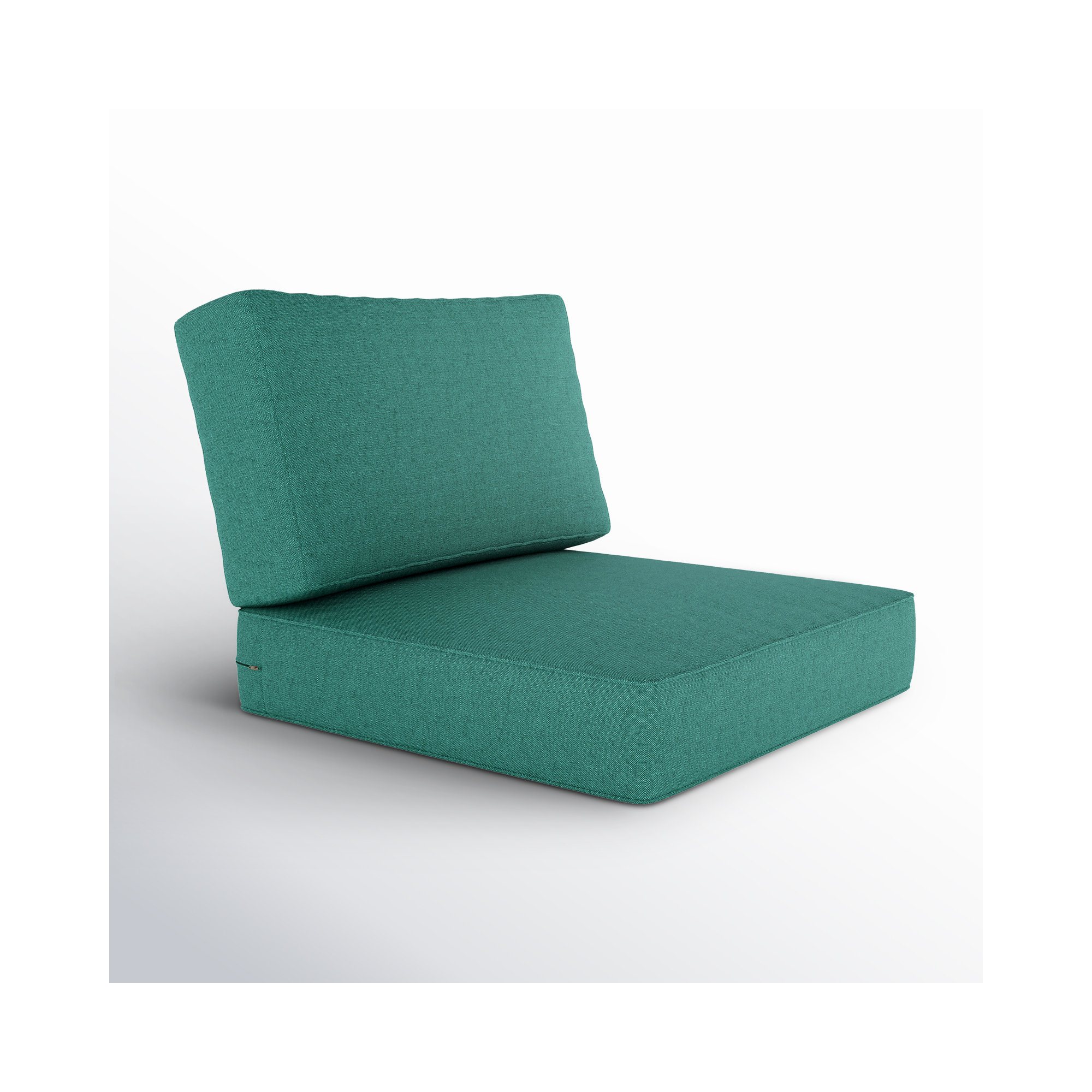 Lani Outdoor Sunbrella Seat/Back Cushion, Cast Breeze Sunbrella® Plainweave