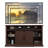 Farmhouse TV Stand for 80 Inch TVs, 38" Tall Entertainment Center w/Storage Cabinets and Sliding Barn Door, Media Console Cabinet-1752067918