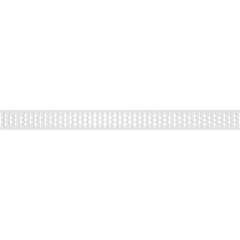 Garniture de sol en PVC de qualité architecturale H 4 po x P 5/8 po x L 48 po Pomeroy, H 4 po x L 48 po x P 0,63 po