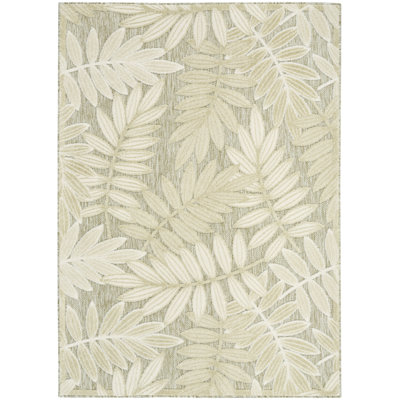 Lakesha 5'3" x 7'5" Ivory Sage Modern Rug
