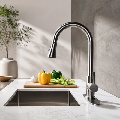 Kitchen Faucet With Pull Out Spraye