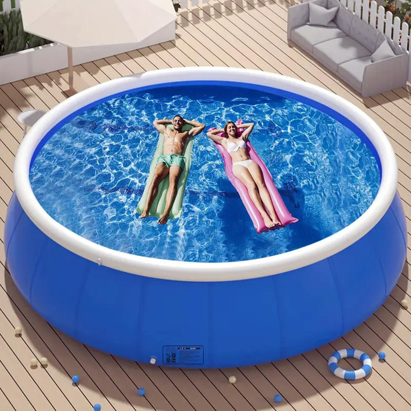Piscine gonflable en filet à ressorts papillon 183 * 51, L 6 pi x H 20,8 po