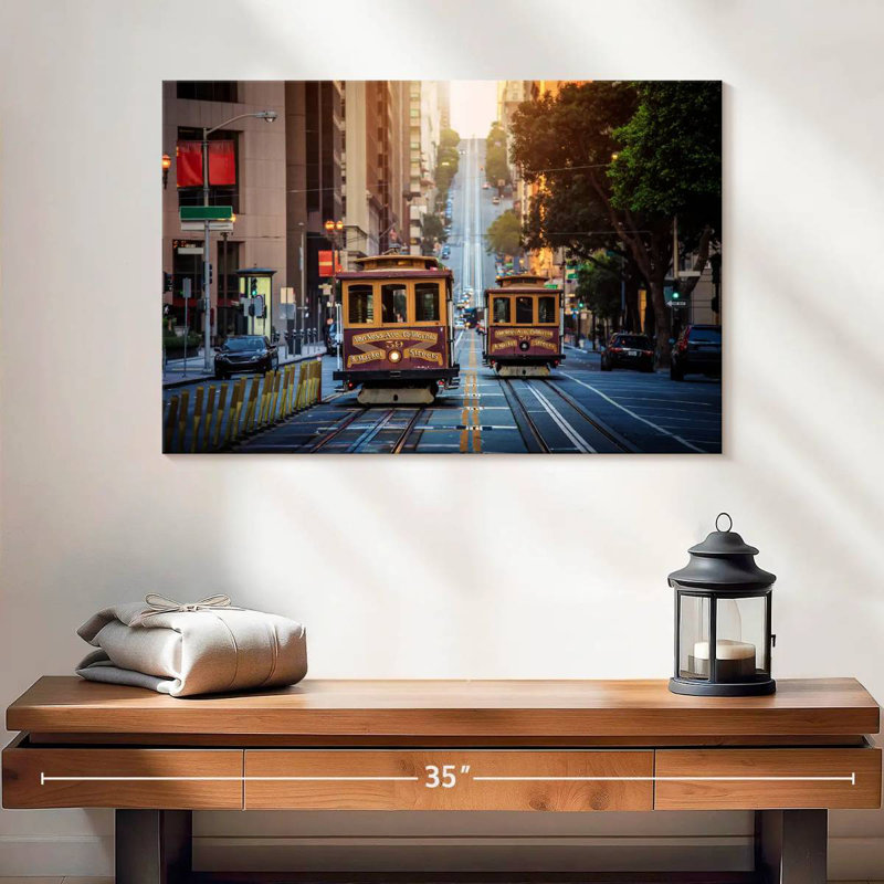 Mehar Traditional Cable Cars, 8" H x 12" W