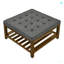 Table basse rembourrée pour le salon-1875265326