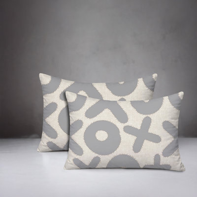 Ohi 2 Sets Indoor/Outdoor Reversible Indoor Pillow