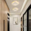 Modern 28cm White Slim Square LED Flush Mount Ceiling Light 