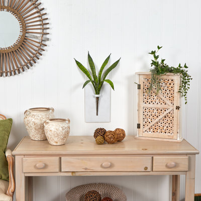 Ensemble de 6 plantes sansvieria artificielles