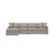 Kelsey Fabric 3 Pc Sectional-1479631411