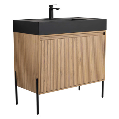 Ebern Designs Yordana Bathroom Vanity 36" Wide