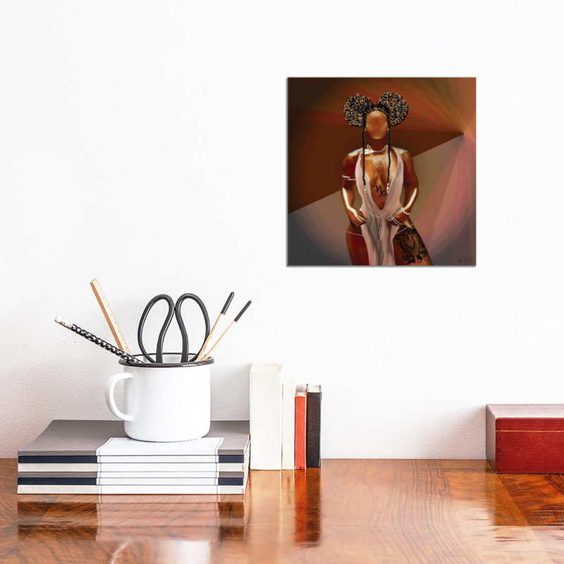 Capricorn by Faith With An E - Wrapped Canvas Print, 30.48 cm H x 30.48 cm W