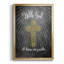 With God Gold - Toile encadrée de qualité supérieure prête à accrocher-693309954-693309955