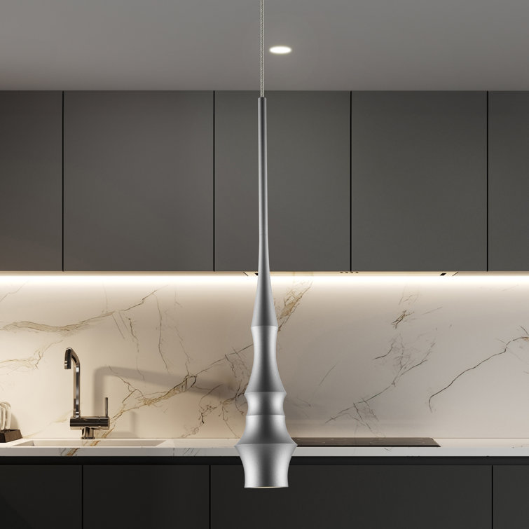 Polaris 1-Light 5" ETL Certified Integrated LED Height Adjustable Pendant Light