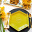 French Bees Set of 4 Embossed Honeycomb Dinner Plates
