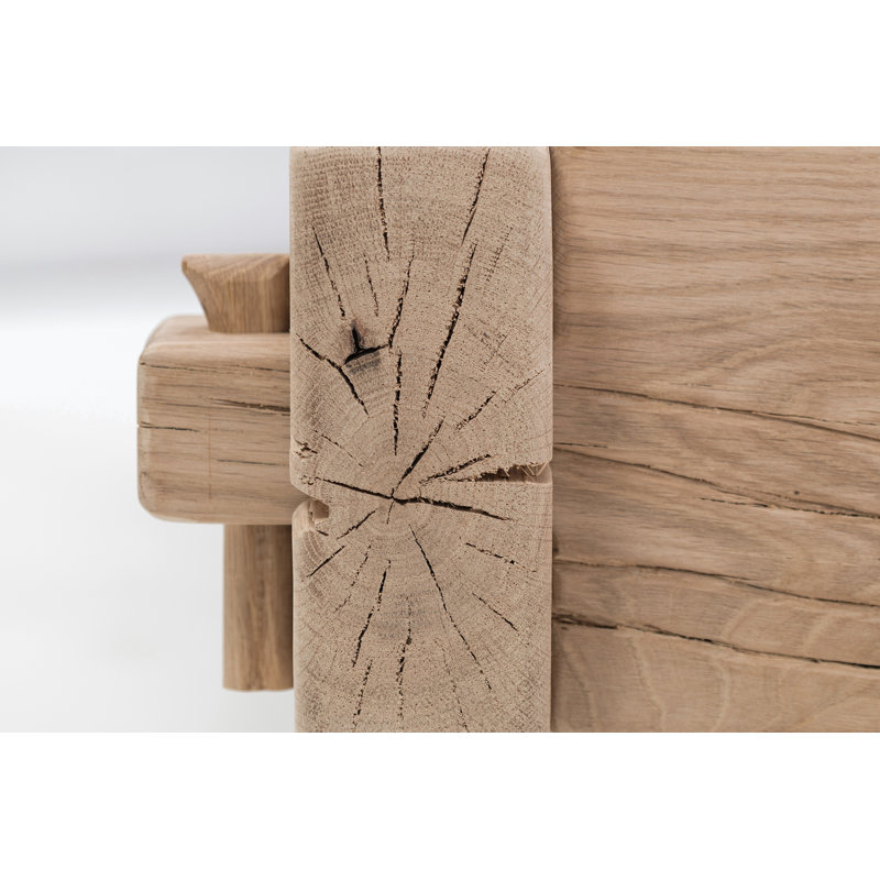 Rosas Solid Wood Bed, 140 x 200 cm