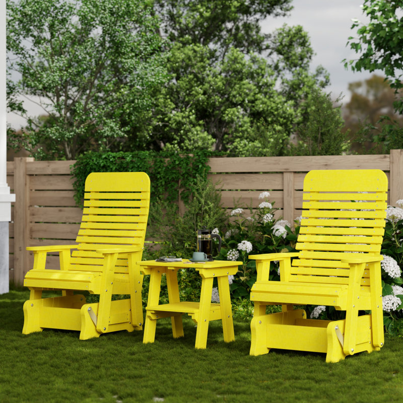 Fauteuil oscillant simple Signature, Jaune citron