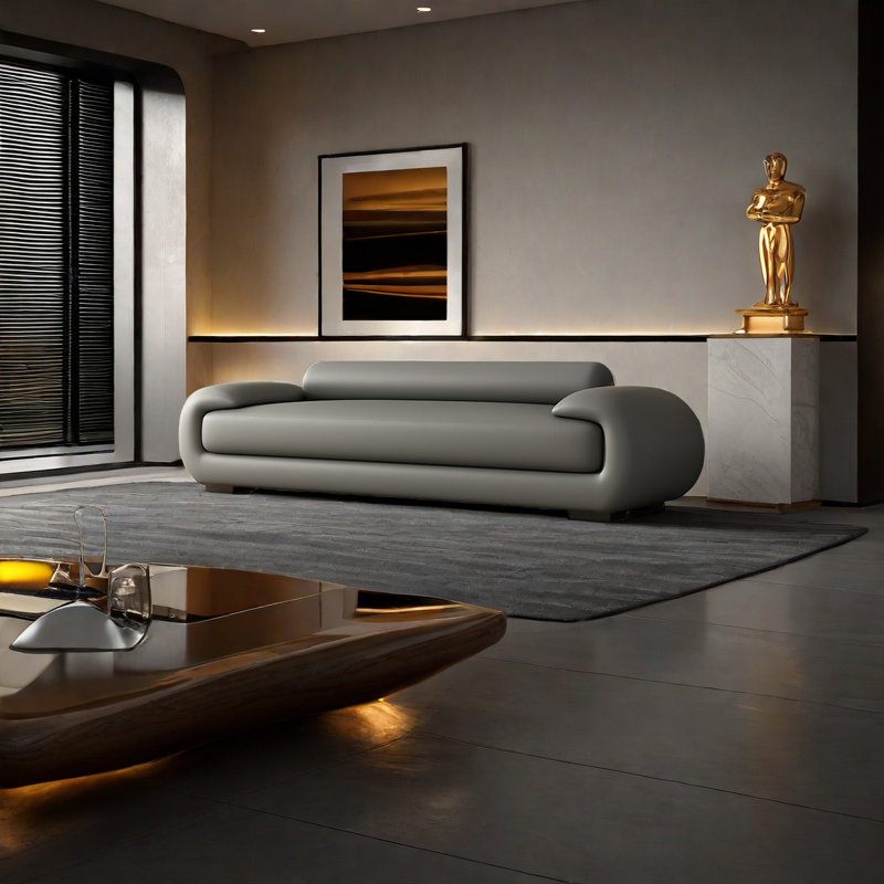 Banc luxueux de bout de lit pour la chambre à coucher, Gris