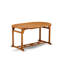 Ensemble repas 5 pièces pour patio comprenant une table ovale d'extérieur en bois d'acacia et 4 chaises d'appoint pliantes, 36 x 78 pouces, huile naturelle-768965622