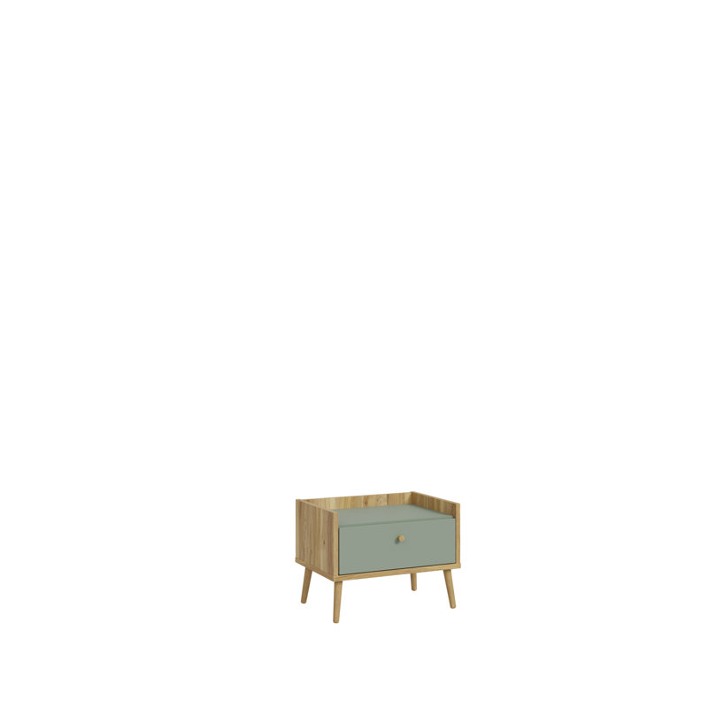 Awilda 1 Drawer Bedside Table