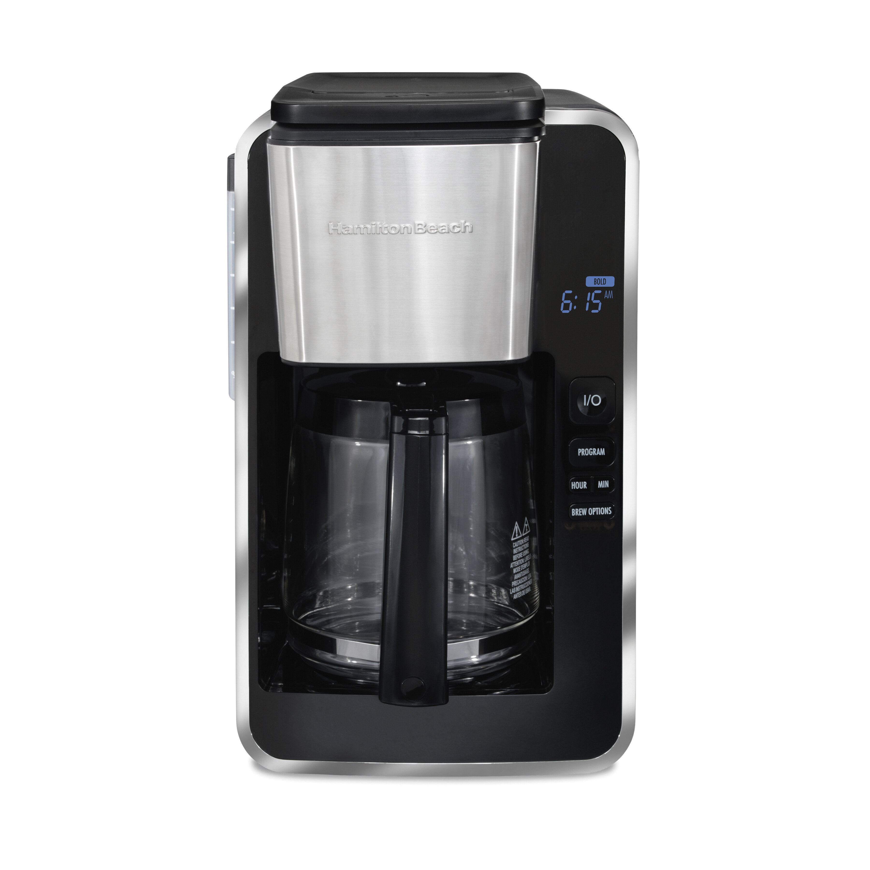 Hamilton Beach® FrontFill Deluxe 12 Cup Programmable Coffee Maker & Reviews