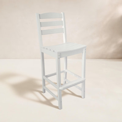 POLYWOOD® La Casa Café Armless Patio Bar Stool