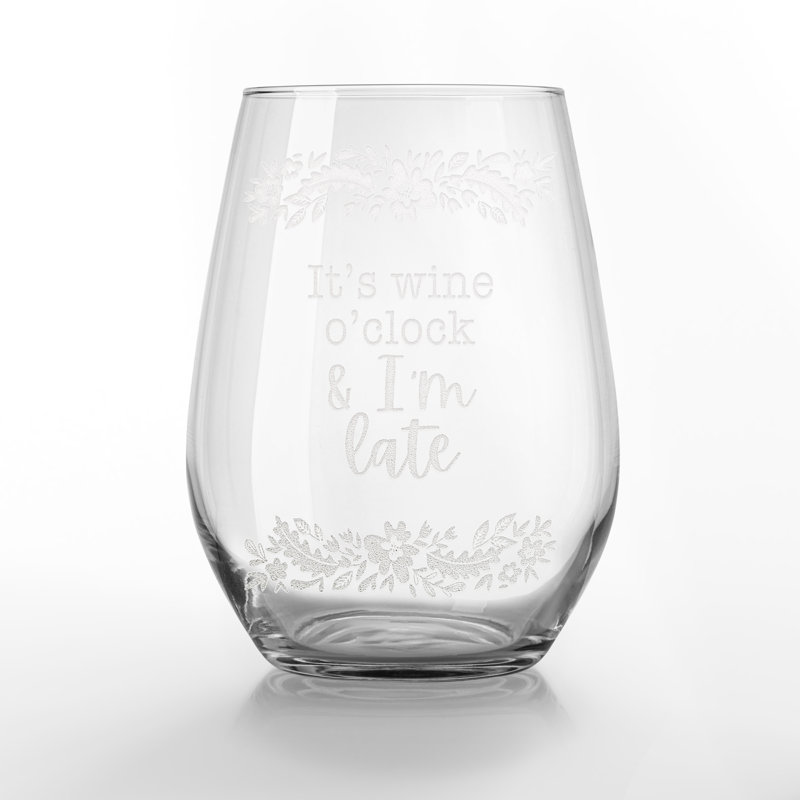 Jelenka 15oz. Stemless Wine Glass