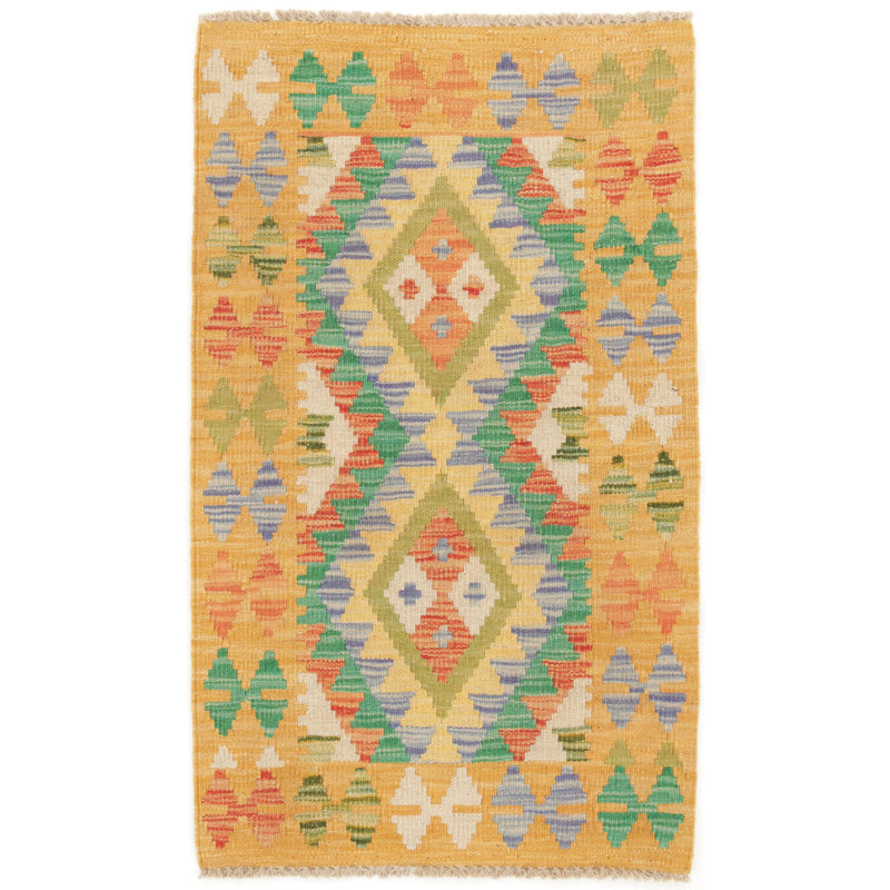 Southwestern Wool Hand Woven 60cm X 90cm Area Rug