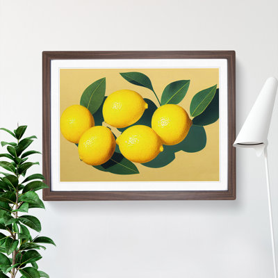 Citrus Fruit Lemons Vol.1 - Framed Print