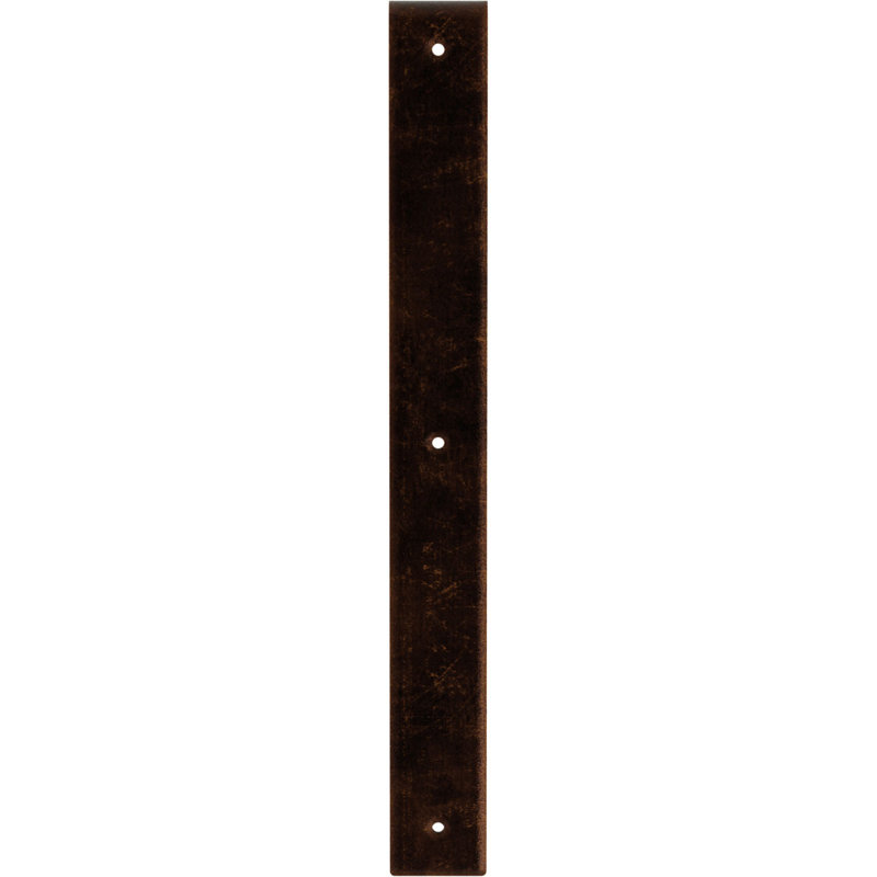 2"W x 18"D x 18"H Hamilton Steel Bracket, Antiqued Copper, 18" H x 2" W x 18" D, Antiqued Copper
