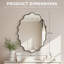 Miroir mural ovale en métal-2136866166-2136866167