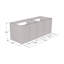 Meuble-lavabo double 47,2 po avec comptoir Karaya-2070382890-2070382891