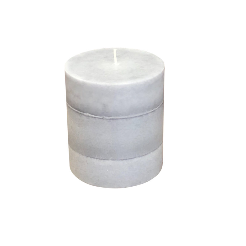 Scented Pillar Candle, 3" H x 3" W x 3" D