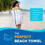 Serviettes de plage brodées personnalisées, 100% coton rayé marin, tissu éponge 30 po x 60 po-110974351-111089445