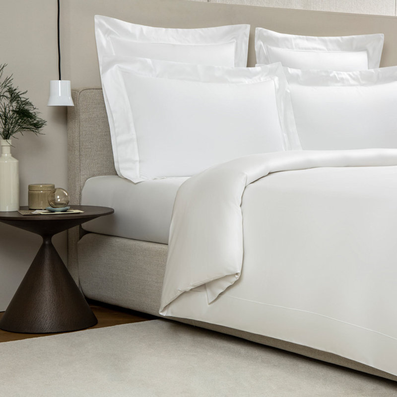Grace Duvet Cover, White, King Duvet Cover