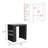 Portree Kitchen Island With 3-Side Shelves-1931432641
