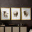 Rustic Bull II - Toile tendue avec châssis sur mesure - 3 pièces-1329948439-1329948434