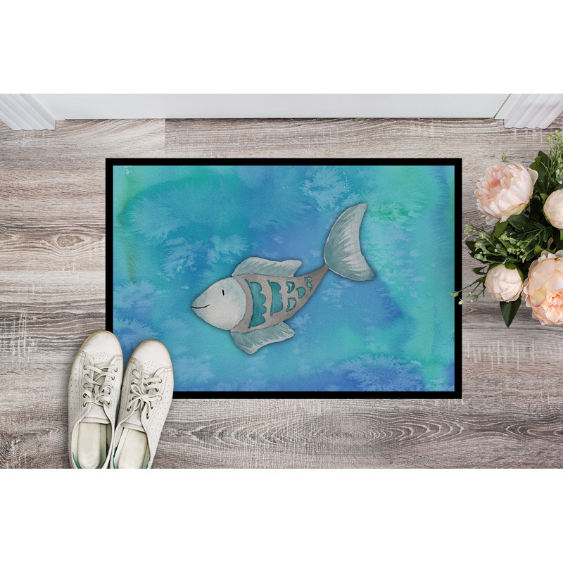 Non-Slip Outdoor Doormat, Rectangle 18" x 27"
